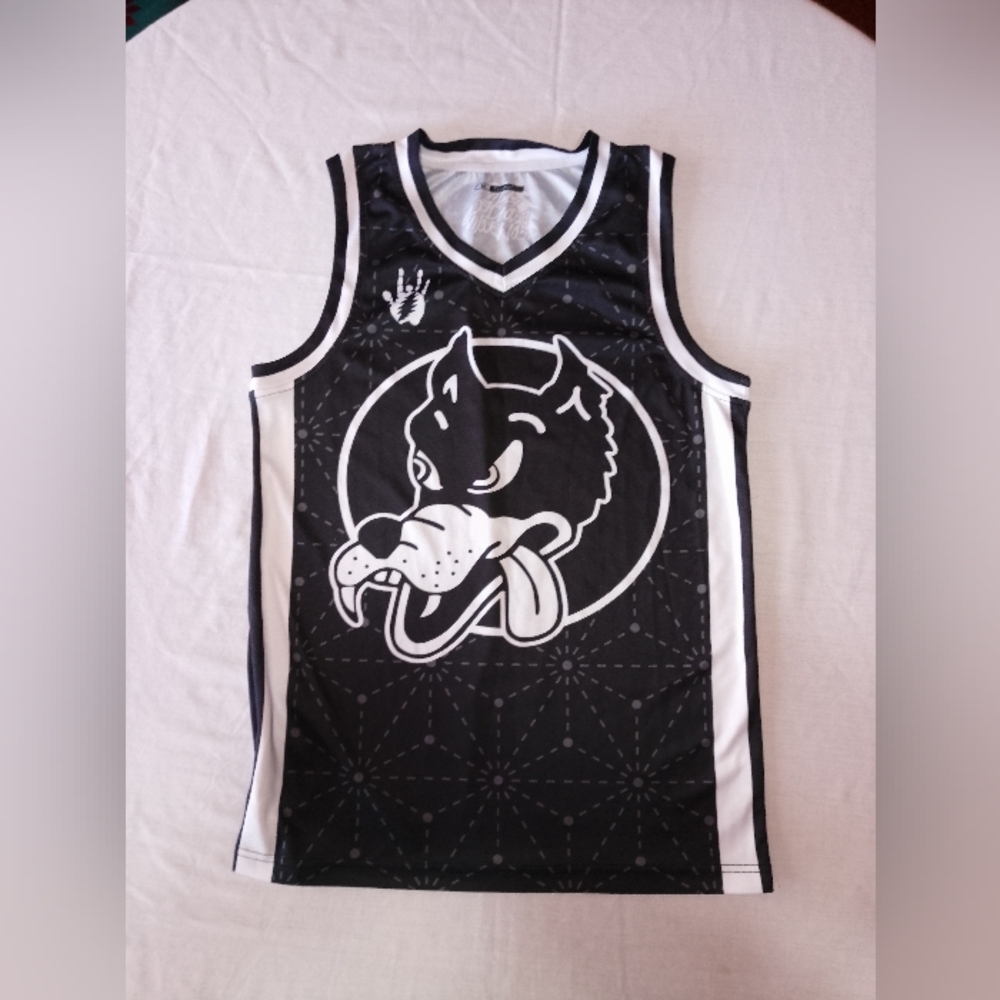 Jerry Garcia Wolf V Neck Athletic Tank Top Unisex Grateful Dead